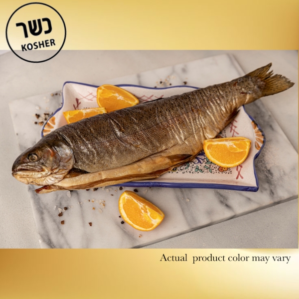 Cold Smoked Baby Salmon in vacuum pack