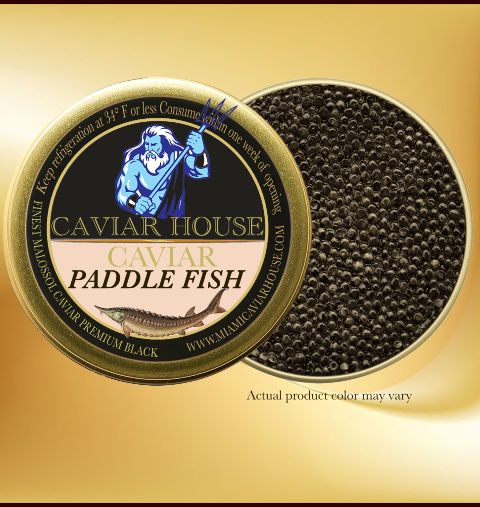 American Paddlefish Caviar - Miami Caviar House